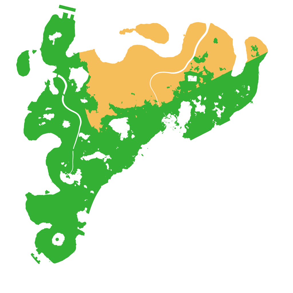 Biome Rust Map: Procedural Map, Size: 3500, Seed: 2126676002