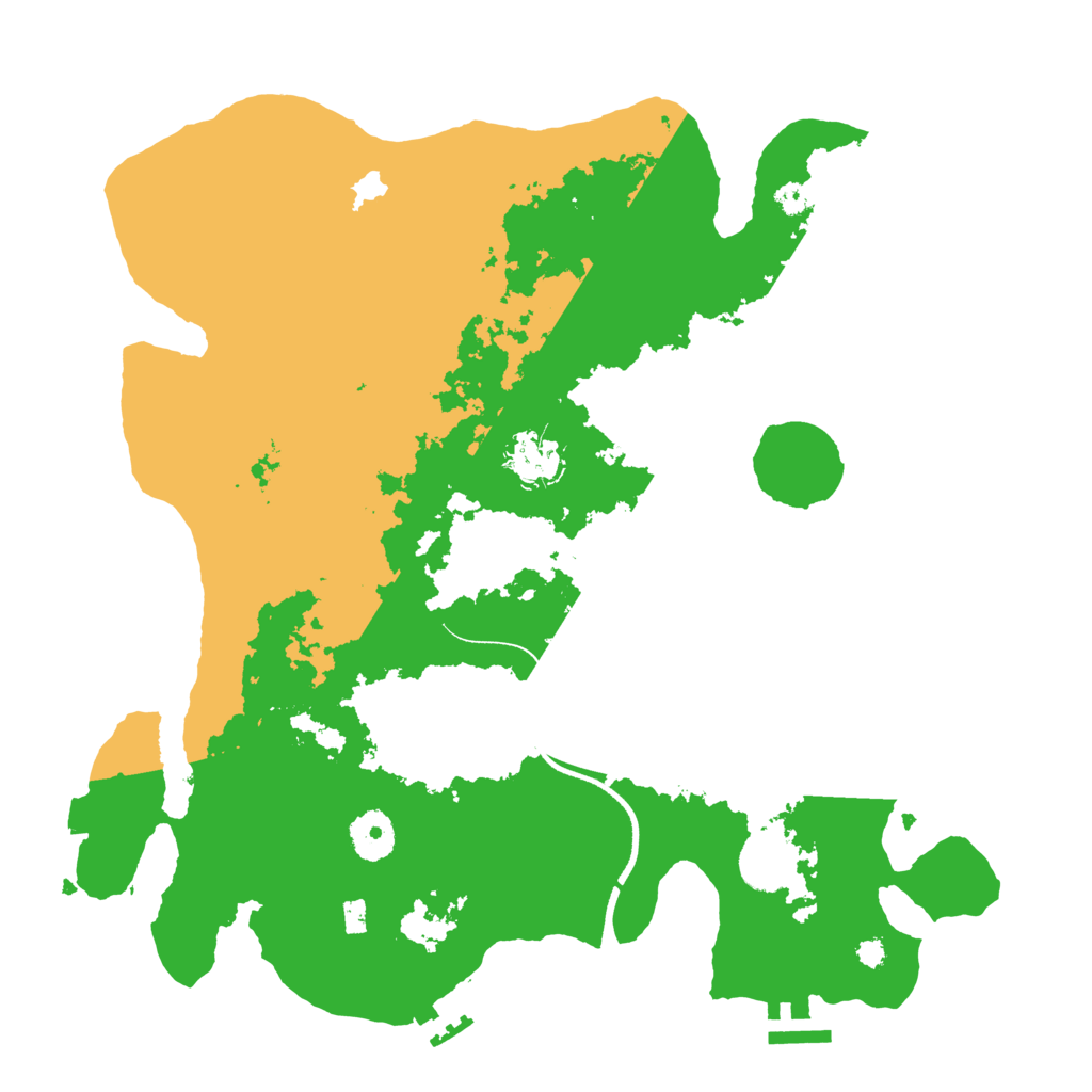 Biome Rust Map: Procedural Map, Size: 3500, Seed: 1028080331