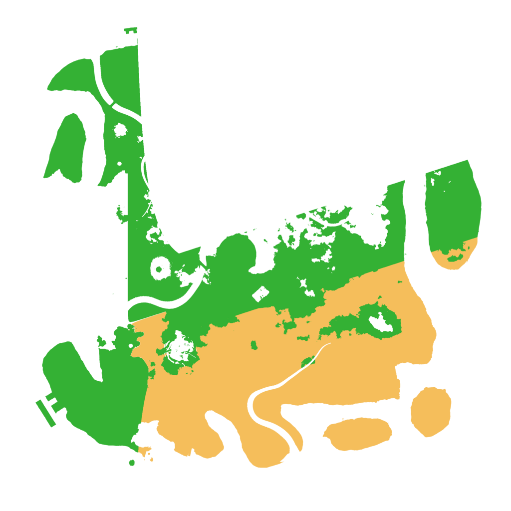 Biome Rust Map: Procedural Map, Size: 3500, Seed: 1562232496