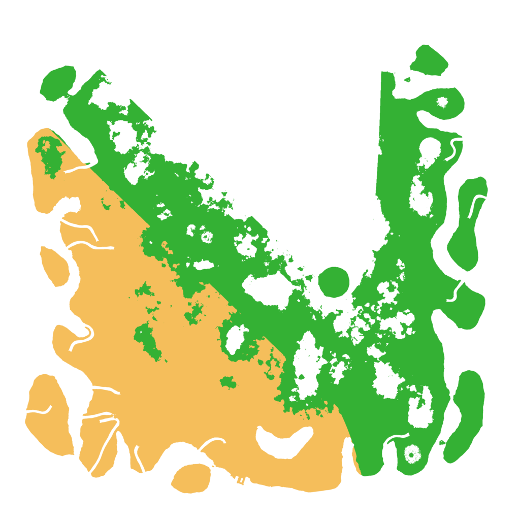 Biome Rust Map: Procedural Map, Size: 4500, Seed: 343159802