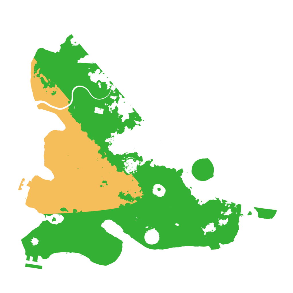 Biome Rust Map: Procedural Map, Size: 3500, Seed: 1194081341