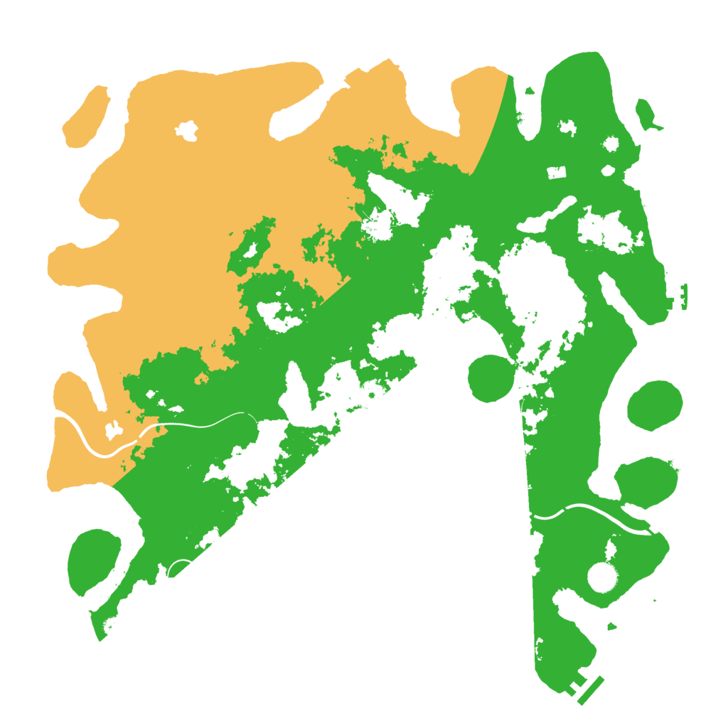 Biome Rust Map: Procedural Map, Size: 4250, Seed: 210468