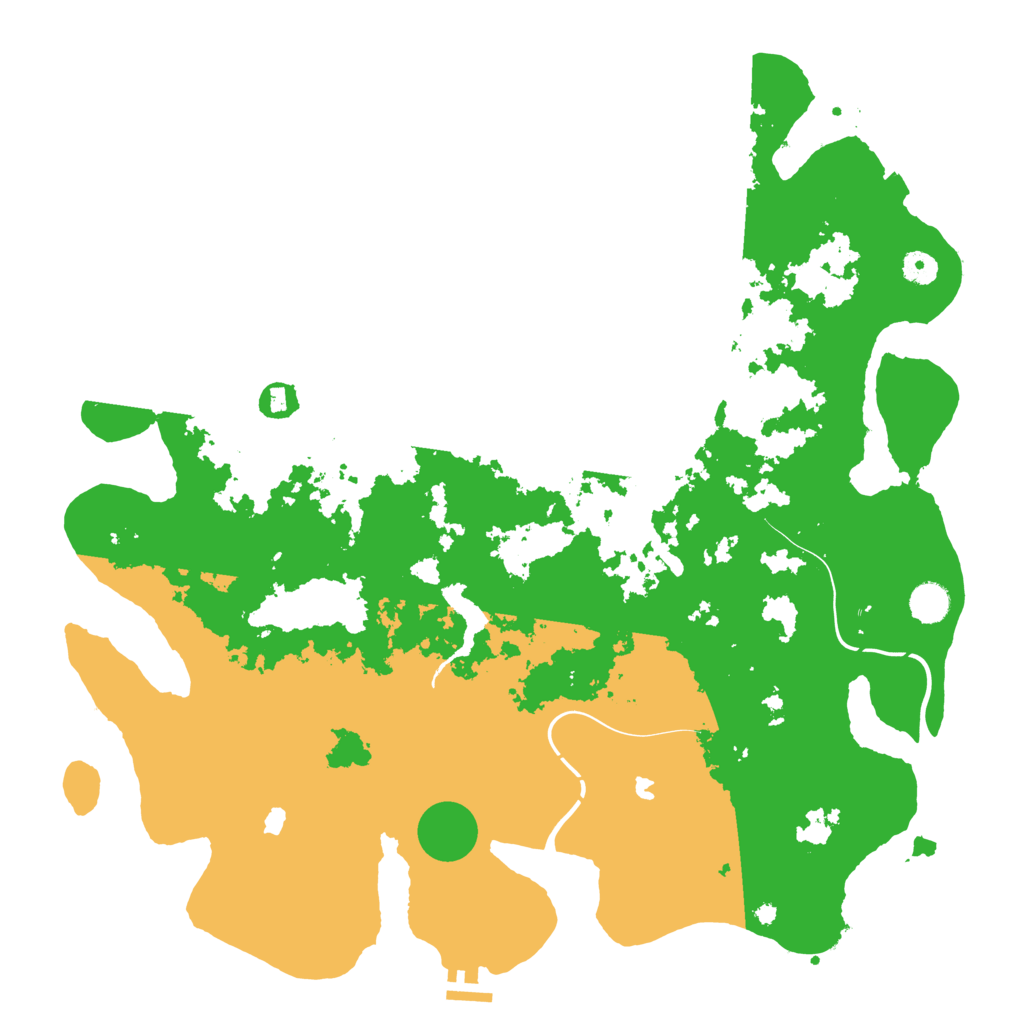 Biome Rust Map: Procedural Map, Size: 4500, Seed: 1678417218