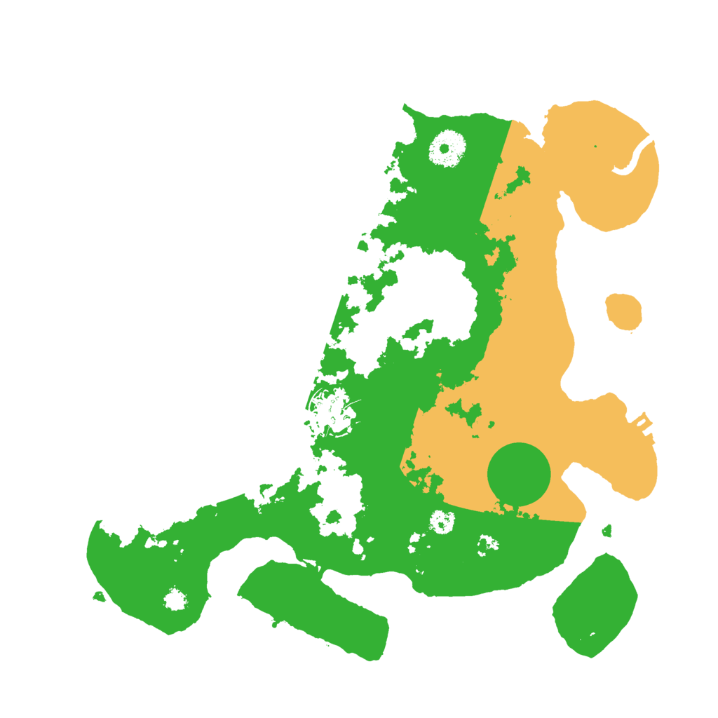 Biome Rust Map: Procedural Map, Size: 3000, Seed: 140837668