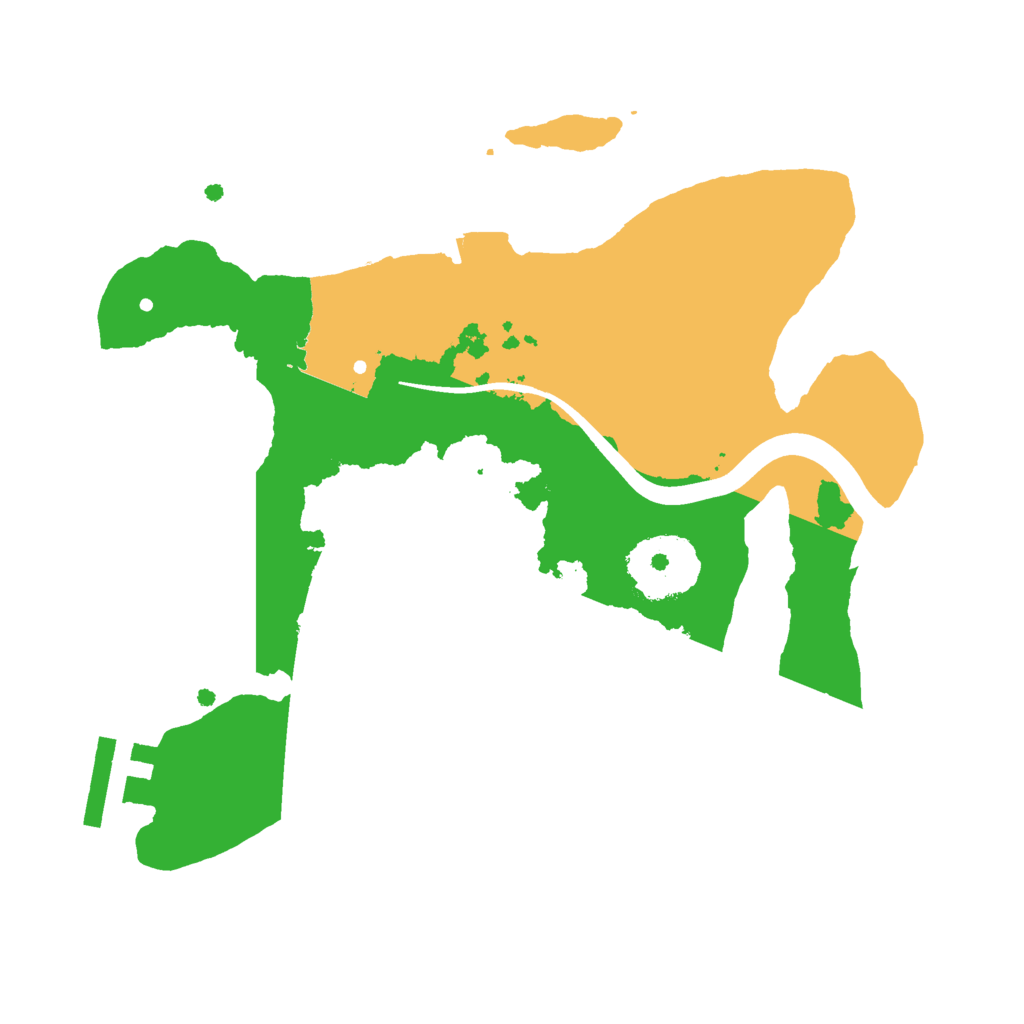 Biome Rust Map: Procedural Map, Size: 2300, Seed: 999