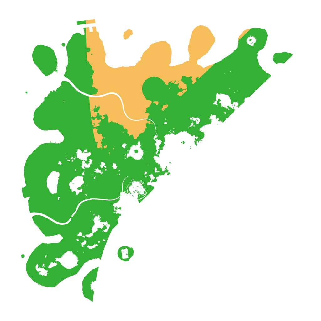 Biome Rust Map: Procedural Map, Size: 3500, Seed: 1153682542