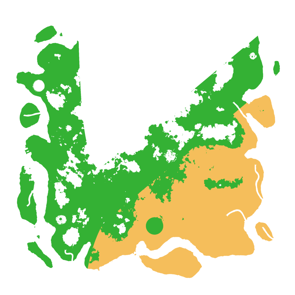 Biome Rust Map: Procedural Map, Size: 4500, Seed: 6758892