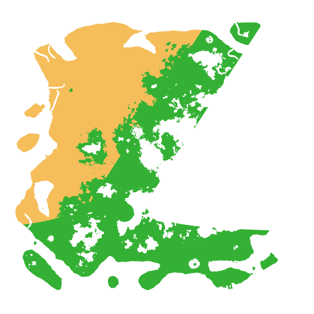 Biome Rust Map: Procedural Map, Size: 4500, Seed: 89988742