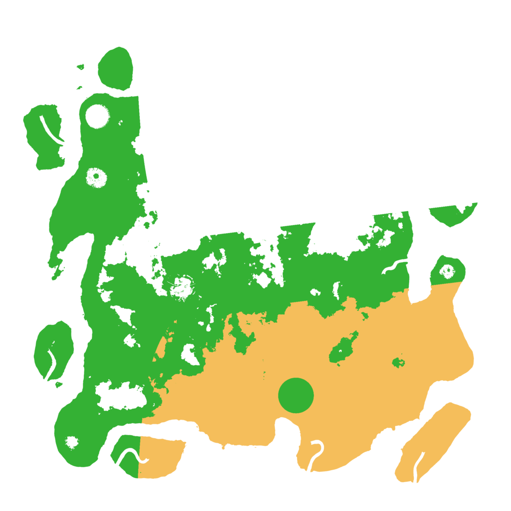 Biome Rust Map: Procedural Map, Size: 3800, Seed: 2093755279