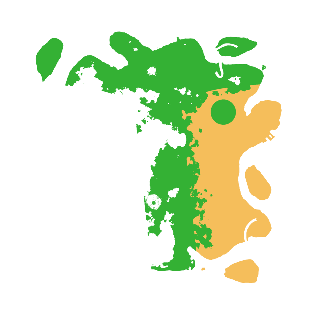 Biome Rust Map: Procedural Map, Size: 3250, Seed: 17777