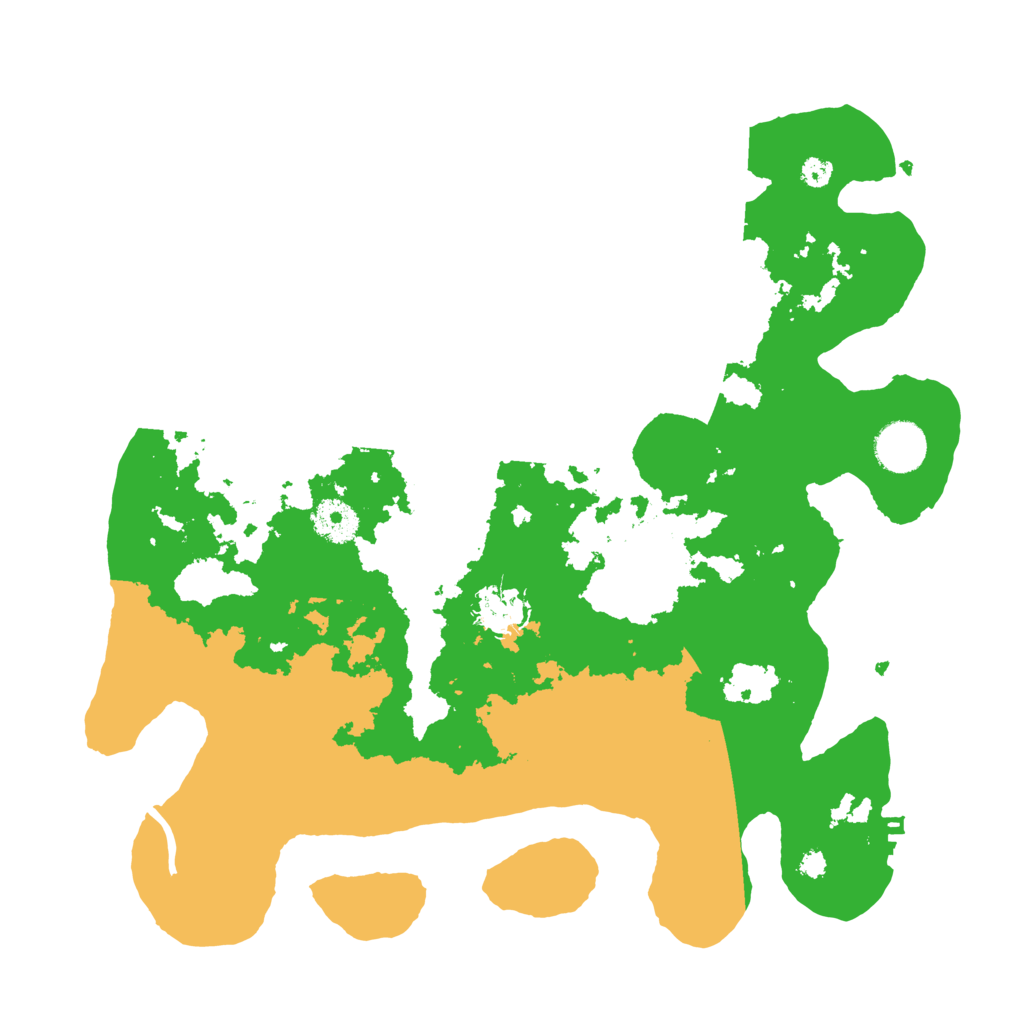 Biome Rust Map: Procedural Map, Size: 3500, Seed: 814858876