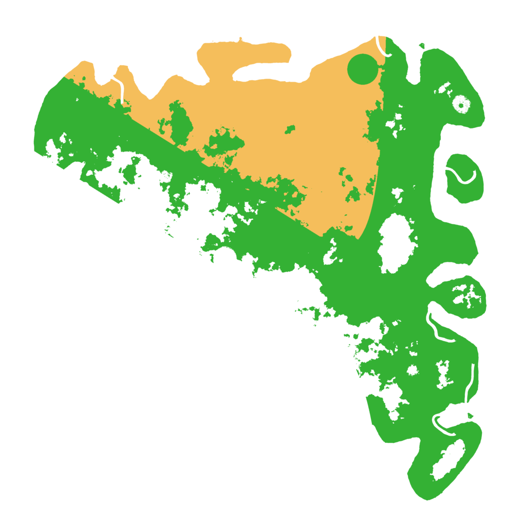 Biome Rust Map: Procedural Map, Size: 4500, Seed: 3128537