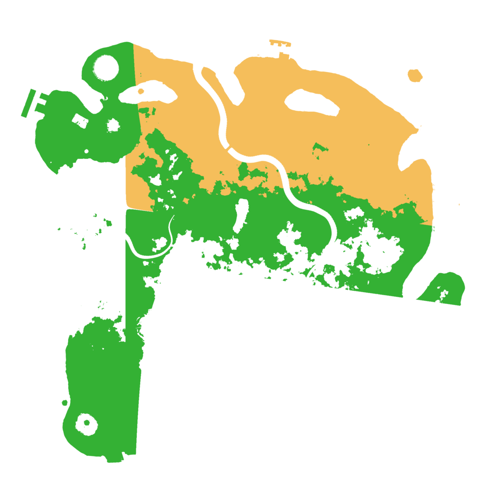 Biome Rust Map: Procedural Map, Size: 3500, Seed: 840637619