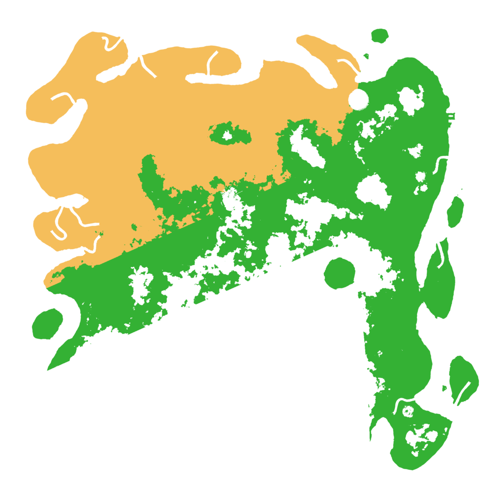 Biome Rust Map: Procedural Map, Size: 4500, Seed: 6054639