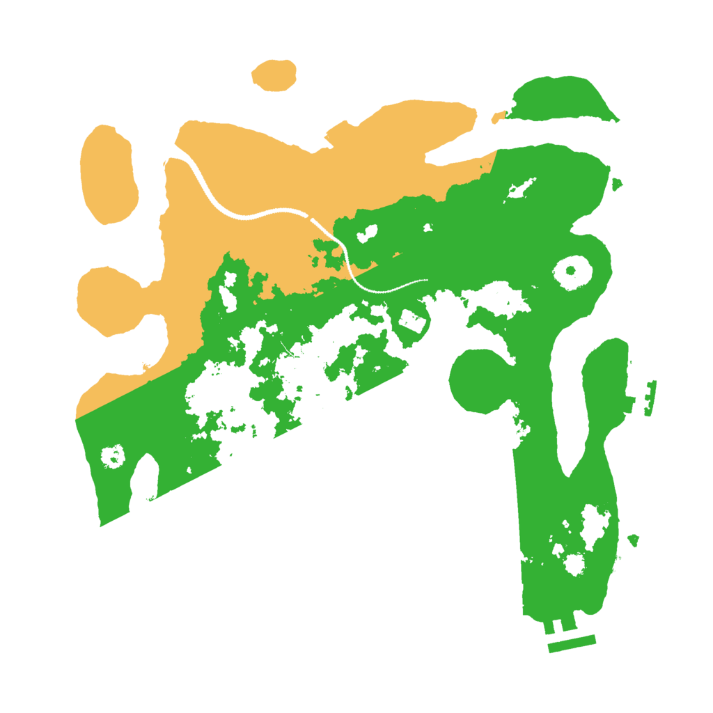 Biome Rust Map: Procedural Map, Size: 3000, Seed: 1027666292