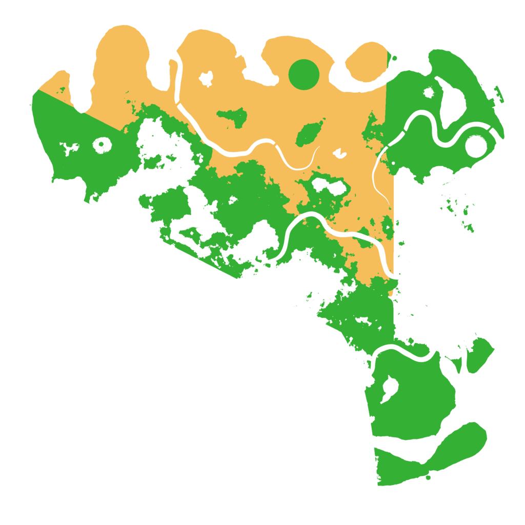 Biome Rust Map: Procedural Map, Size: 4500, Seed: 68419