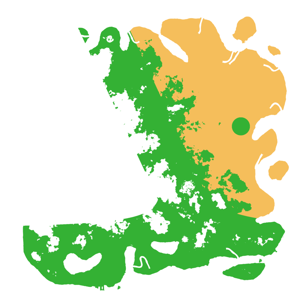 Biome Rust Map: Procedural Map, Size: 4500, Seed: 1960940