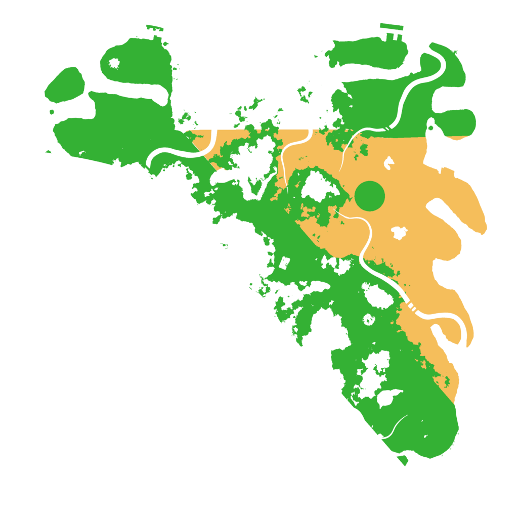 Biome Rust Map: Procedural Map, Size: 4500, Seed: 2375513