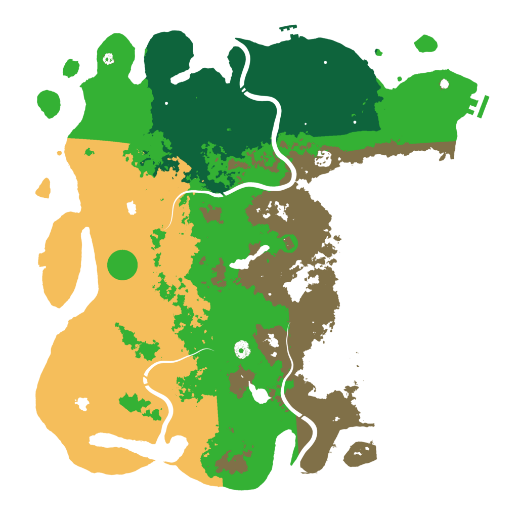 Biome Rust Map: Procedural Map, Size: 4500, Seed: 5664122