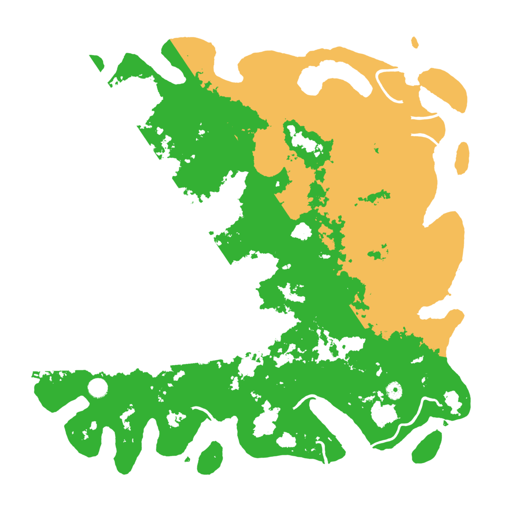 Biome Rust Map: Procedural Map, Size: 4500, Seed: 3812598
