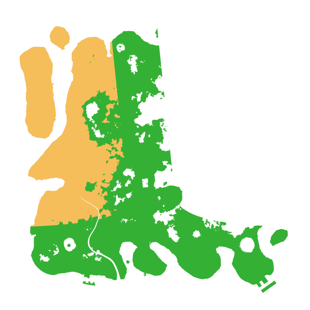 Biome Rust Map: Procedural Map, Size: 3750, Seed: 585429911