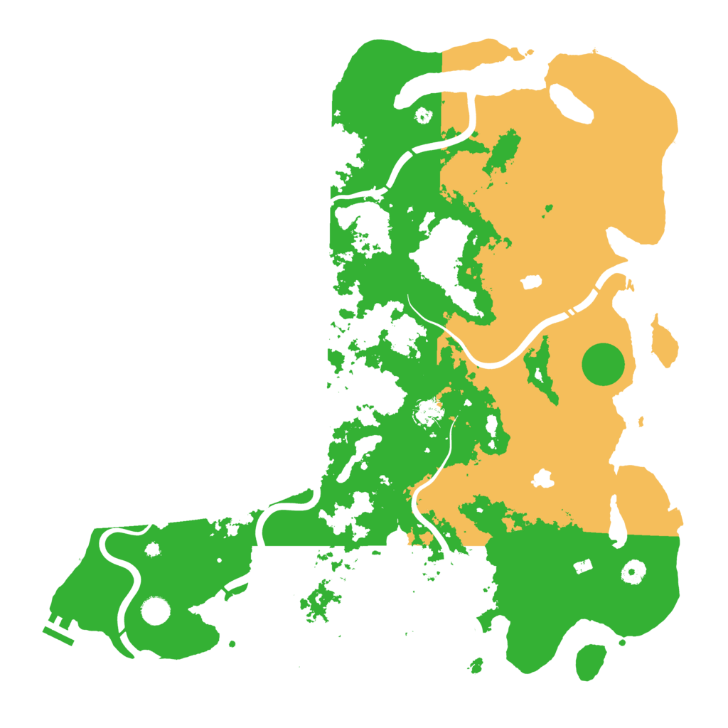 Biome Rust Map: Procedural Map, Size: 4500, Seed: 1973801