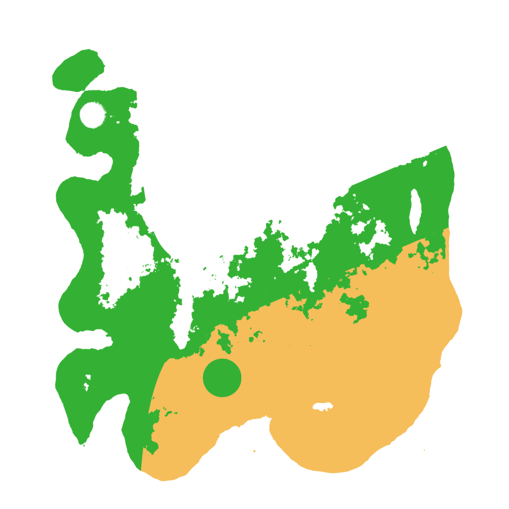 Biome Rust Map: Barren, Size: 3500, Seed: 2029579115