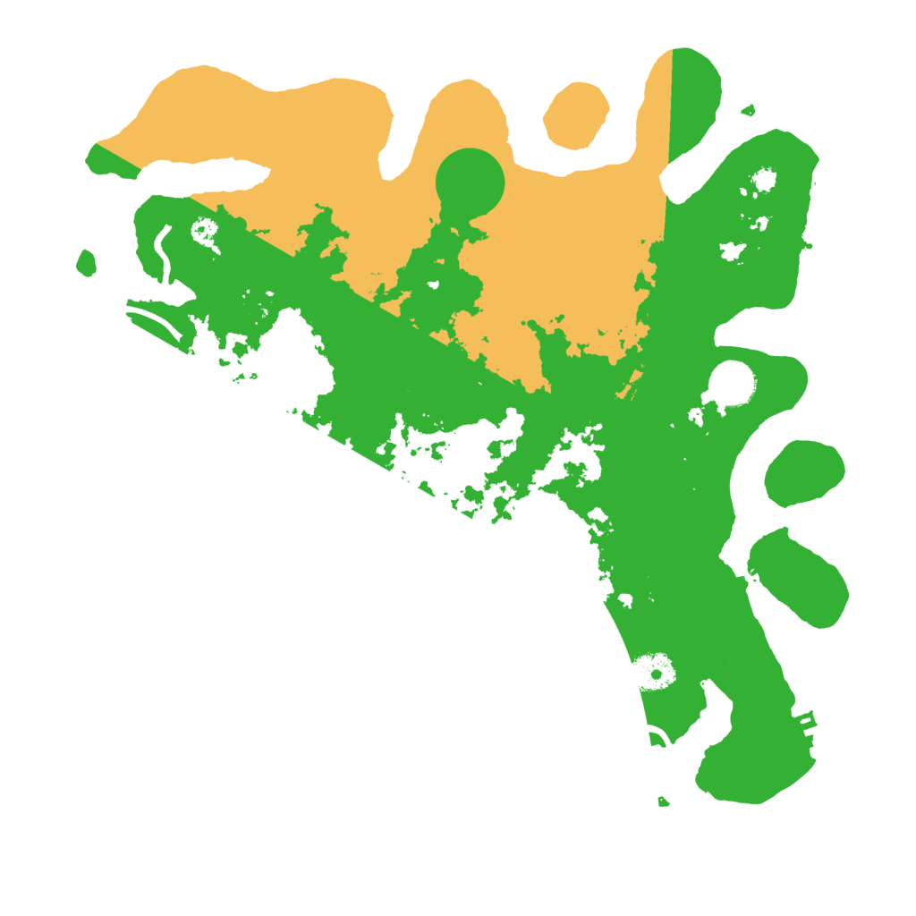 Biome Rust Map: Procedural Map, Size: 3500, Seed: 689657