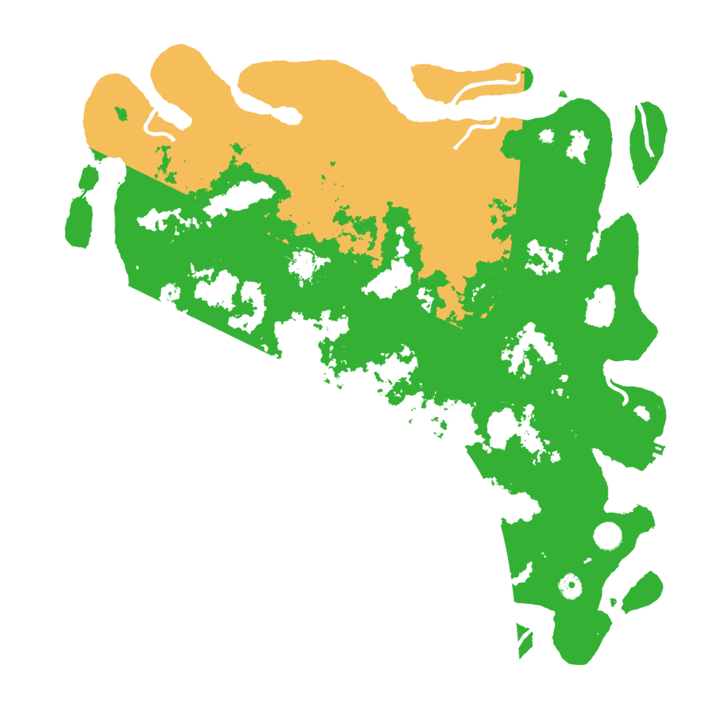 Biome Rust Map: Procedural Map, Size: 4500, Seed: 1986949619