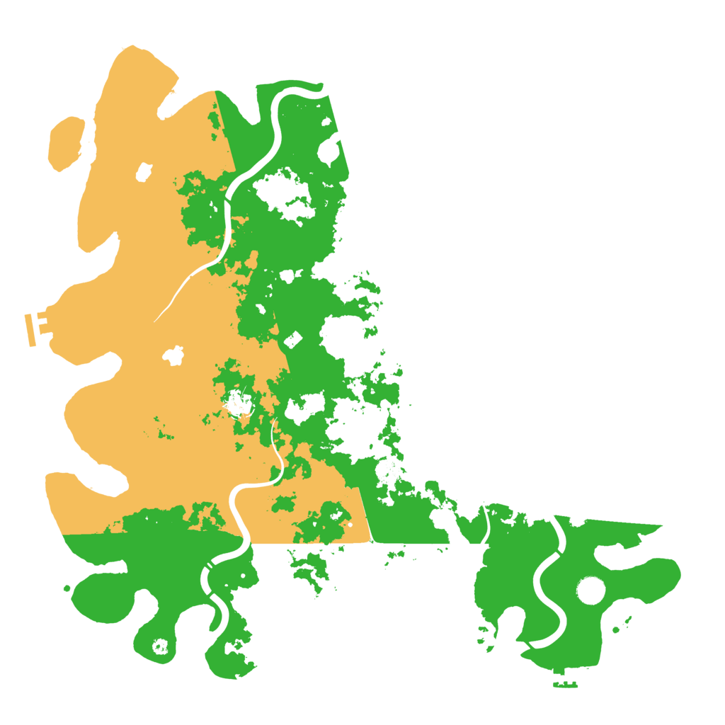 Biome Rust Map: Procedural Map, Size: 4500, Seed: 810374