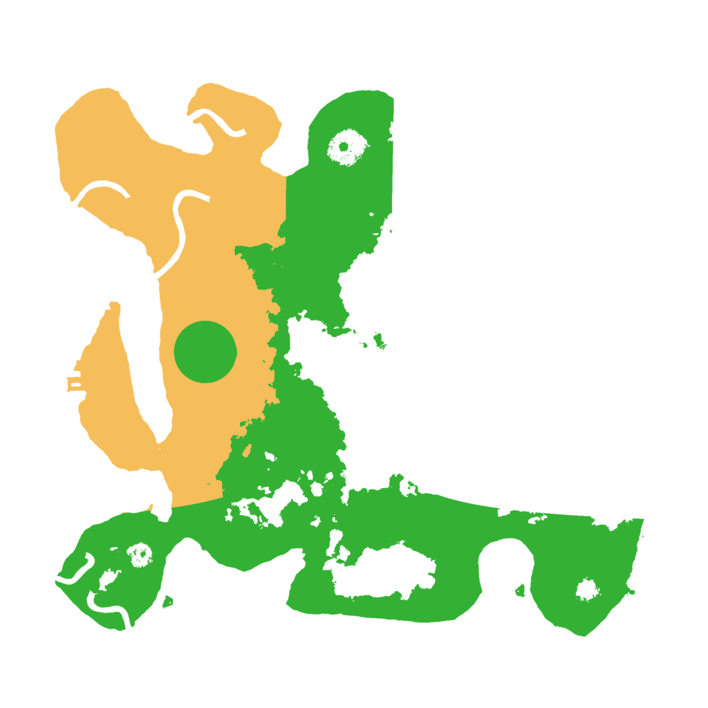 Biome Rust Map: Procedural Map, Size: 3000, Seed: 1494841450