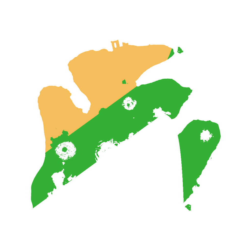 Biome Rust Map: Procedural Map, Size: 2000, Seed: 34563456