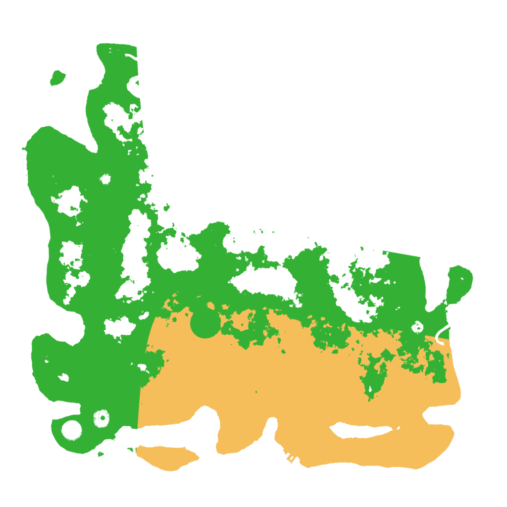 Biome Rust Map: Procedural Map, Size: 4500, Seed: 1292531