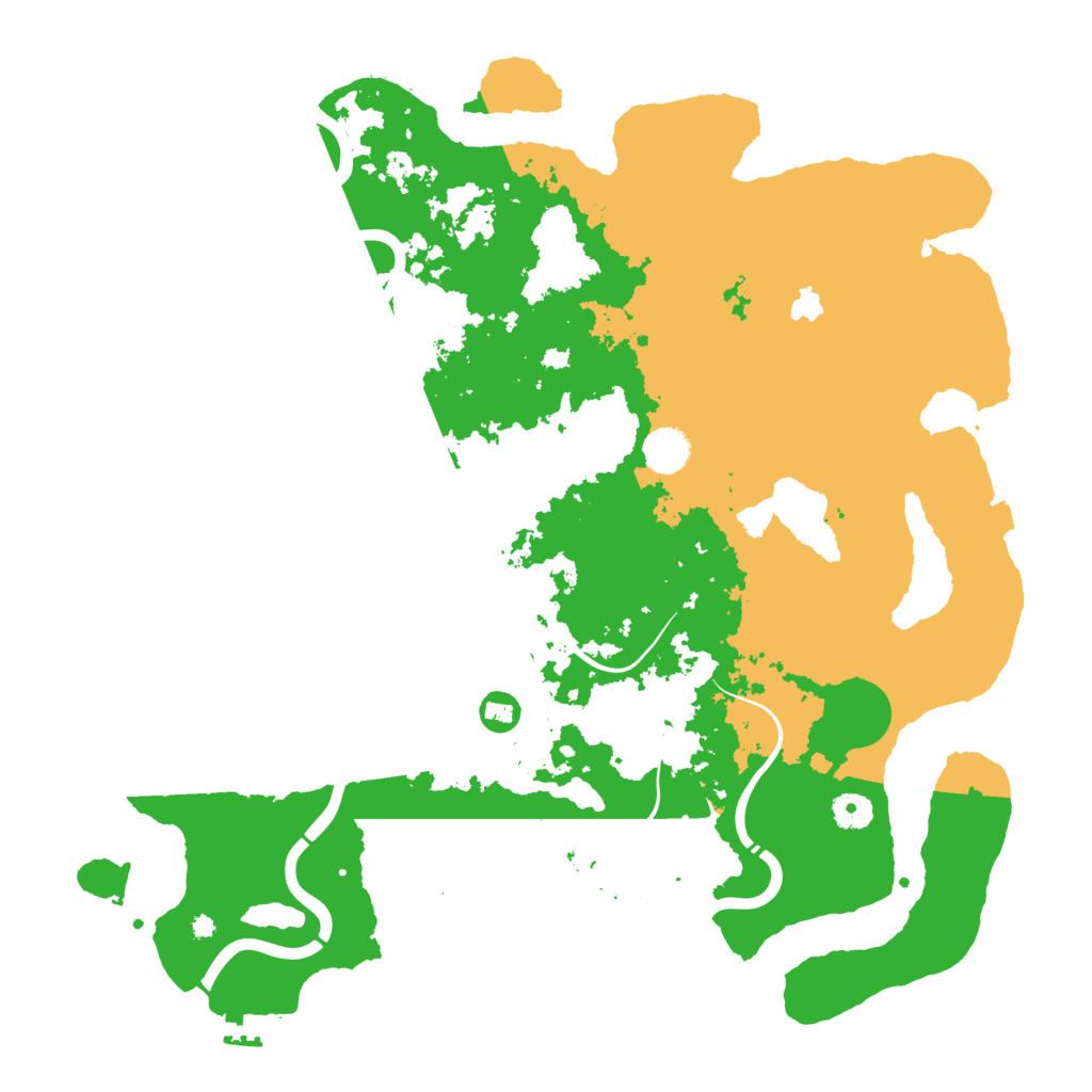Biome Rust Map: Procedural Map, Size: 4250, Seed: 716711