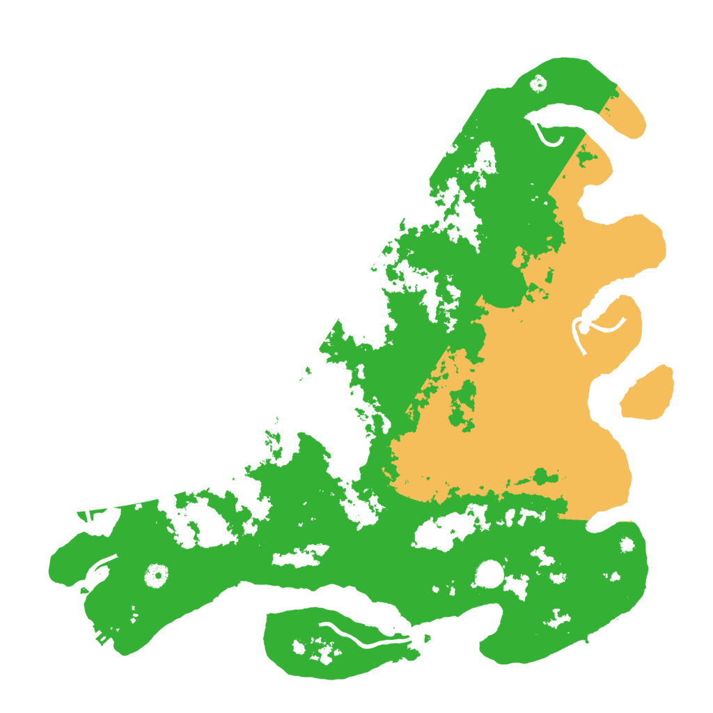 Biome Rust Map: Procedural Map, Size: 4500, Seed: 1584823