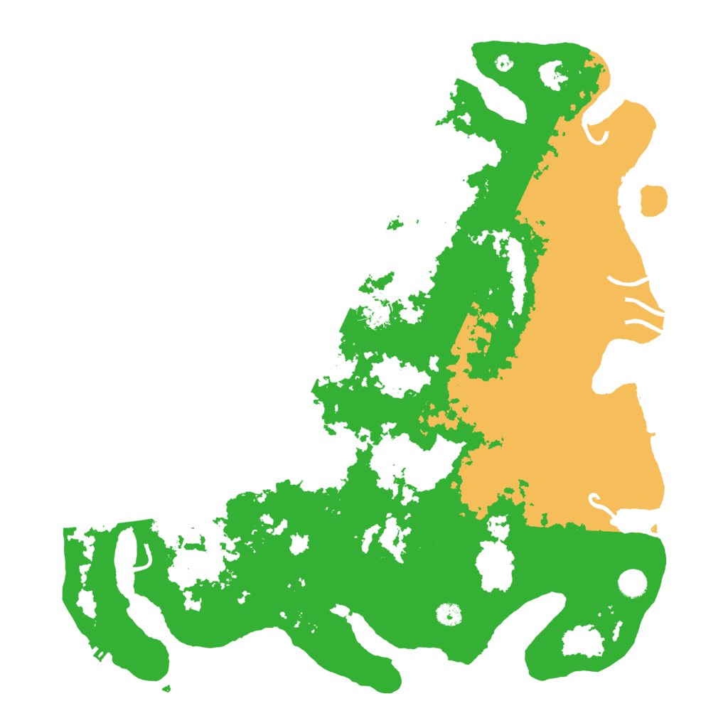 Biome Rust Map: Procedural Map, Size: 4500, Seed: 4267545