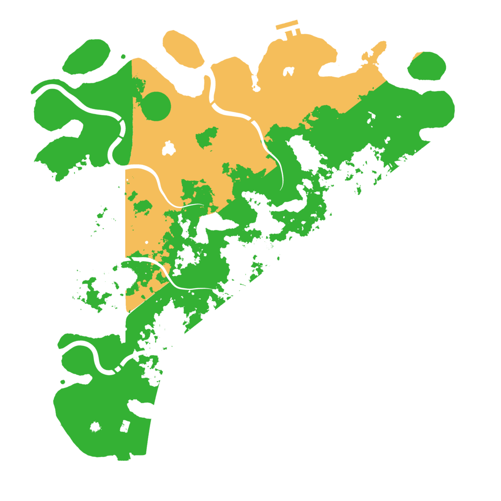 Biome Rust Map: Procedural Map, Size: 4500, Seed: 2485839