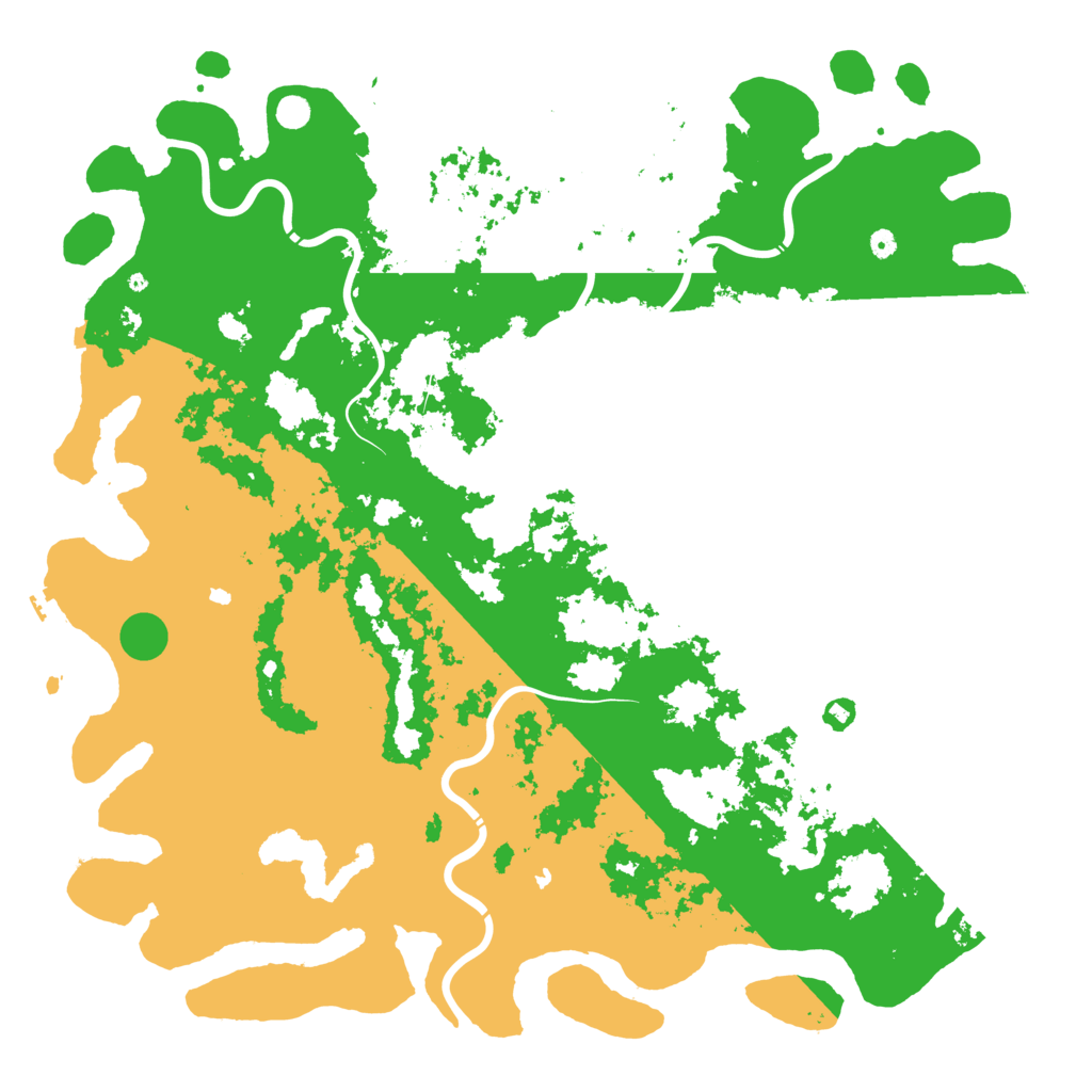 Biome Rust Map: Procedural Map, Size: 6000, Seed: 1874288190