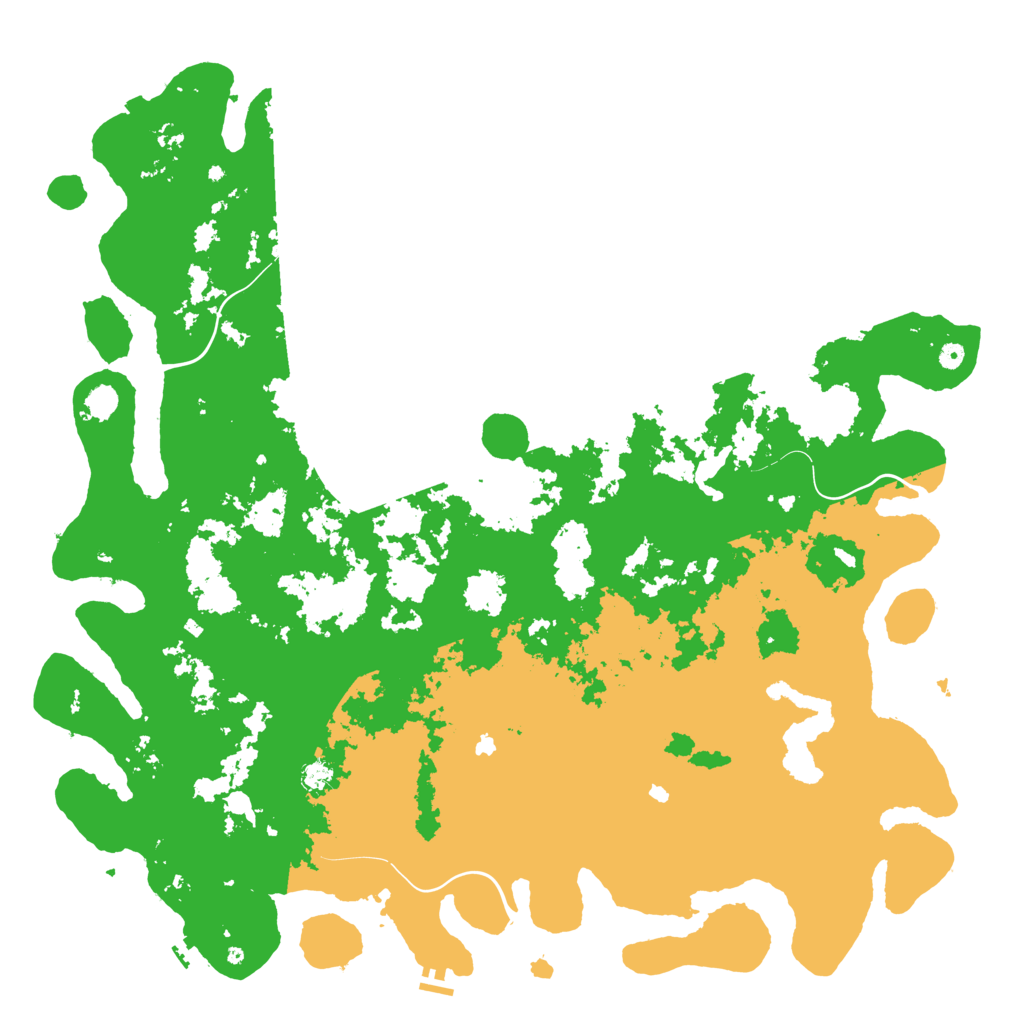 Biome Rust Map: Procedural Map, Size: 6000, Seed: 765090