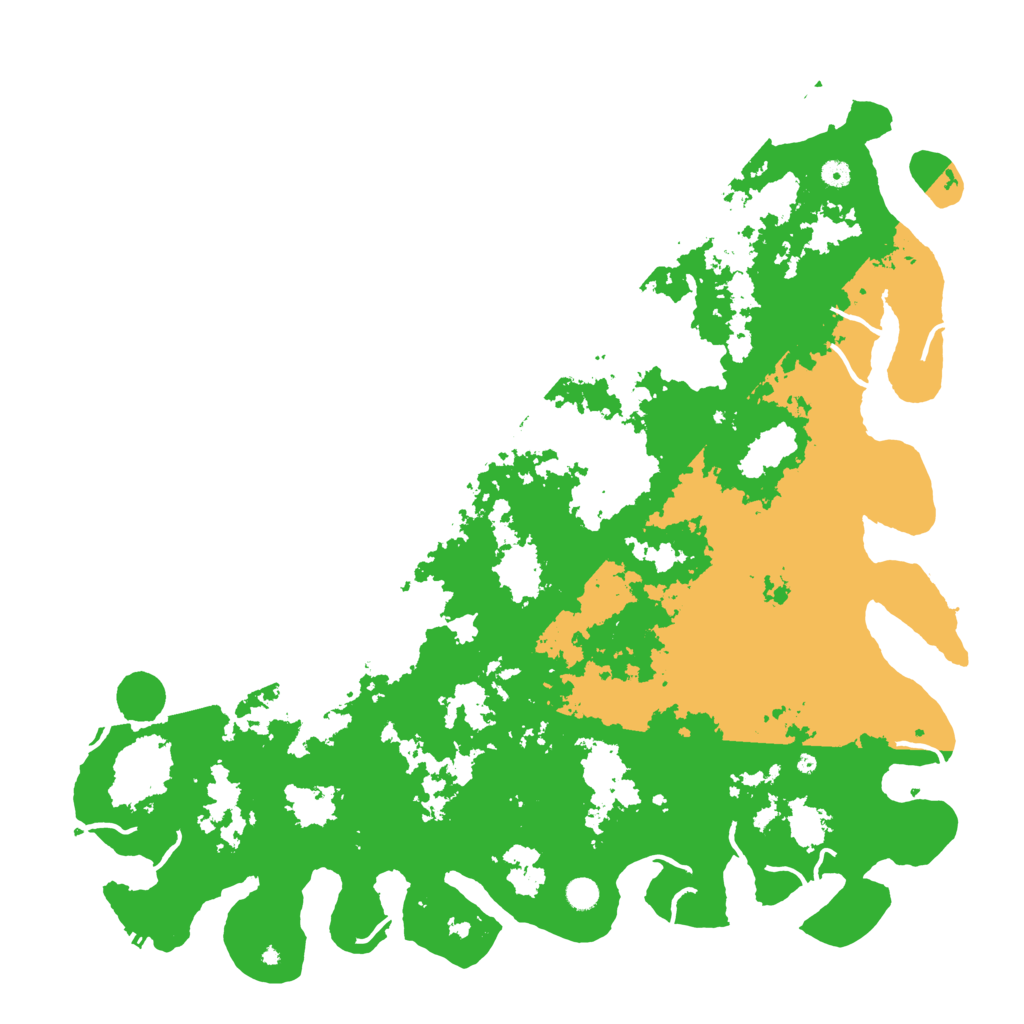 Biome Rust Map: Procedural Map, Size: 5500, Seed: 6694550