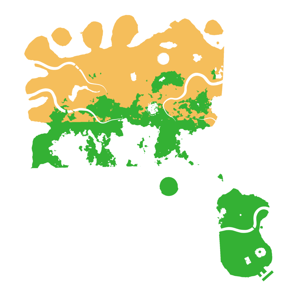 Biome Rust Map: Procedural Map, Size: 4500, Seed: 3259873
