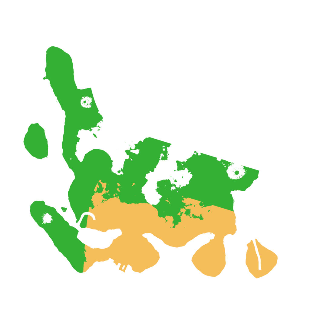 Biome Rust Map: Procedural Map, Size: 2800, Seed: 3488289