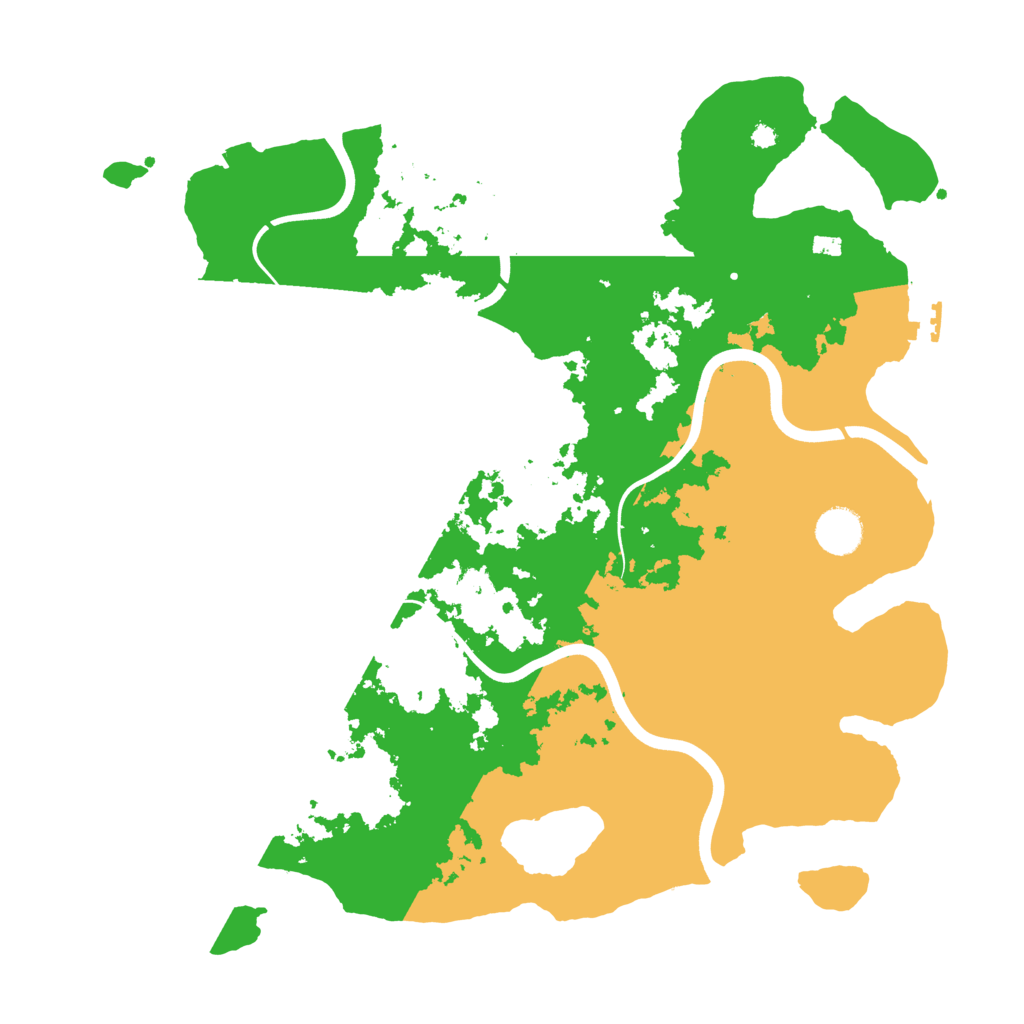 Biome Rust Map: Procedural Map, Size: 3850, Seed: 336592284