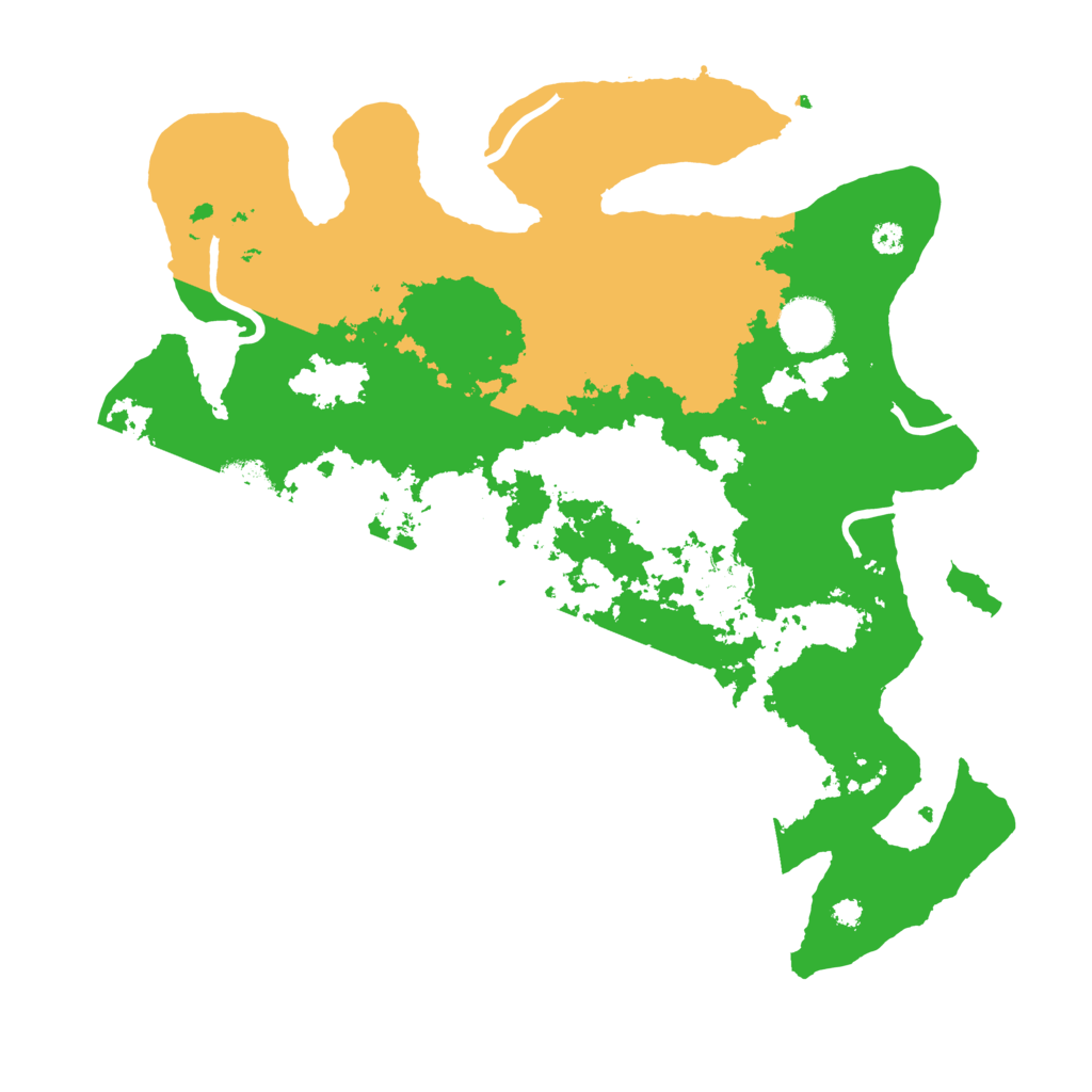 Biome Rust Map: Procedural Map, Size: 3500, Seed: 5634162