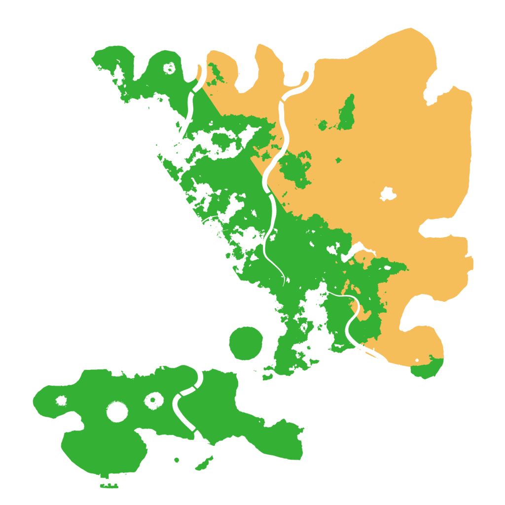 Biome Rust Map: Procedural Map, Size: 4250, Seed: 743192