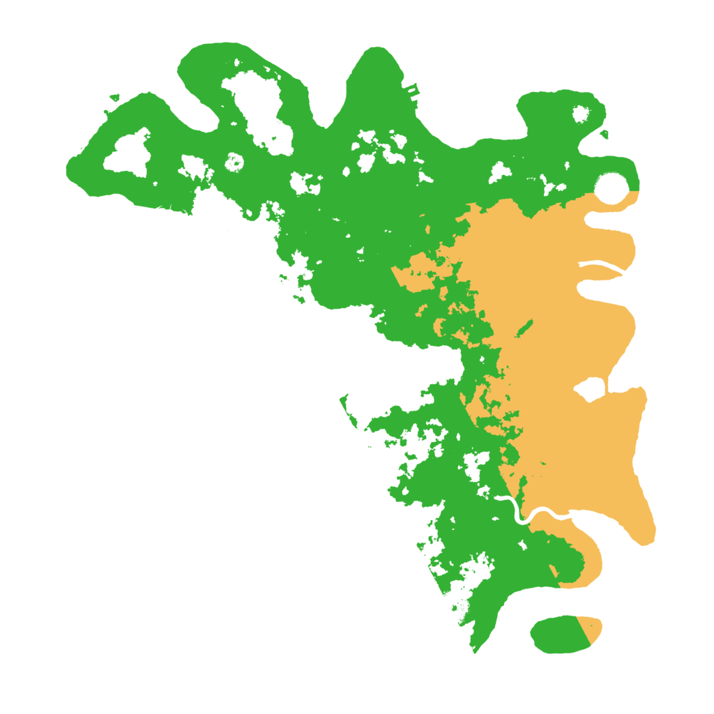 Biome Rust Map: Procedural Map, Size: 3900, Seed: 128659