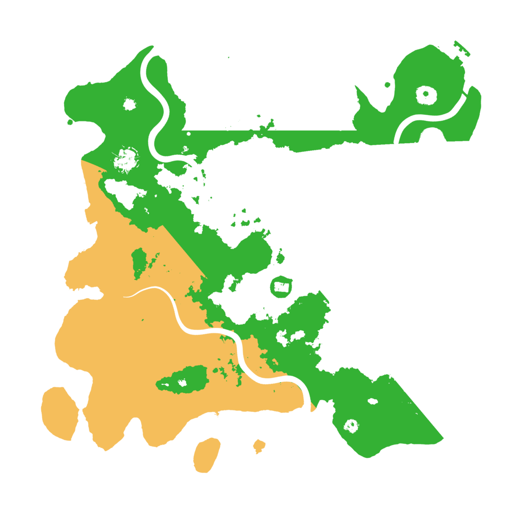 Biome Rust Map: Procedural Map, Size: 3850, Seed: 304939904