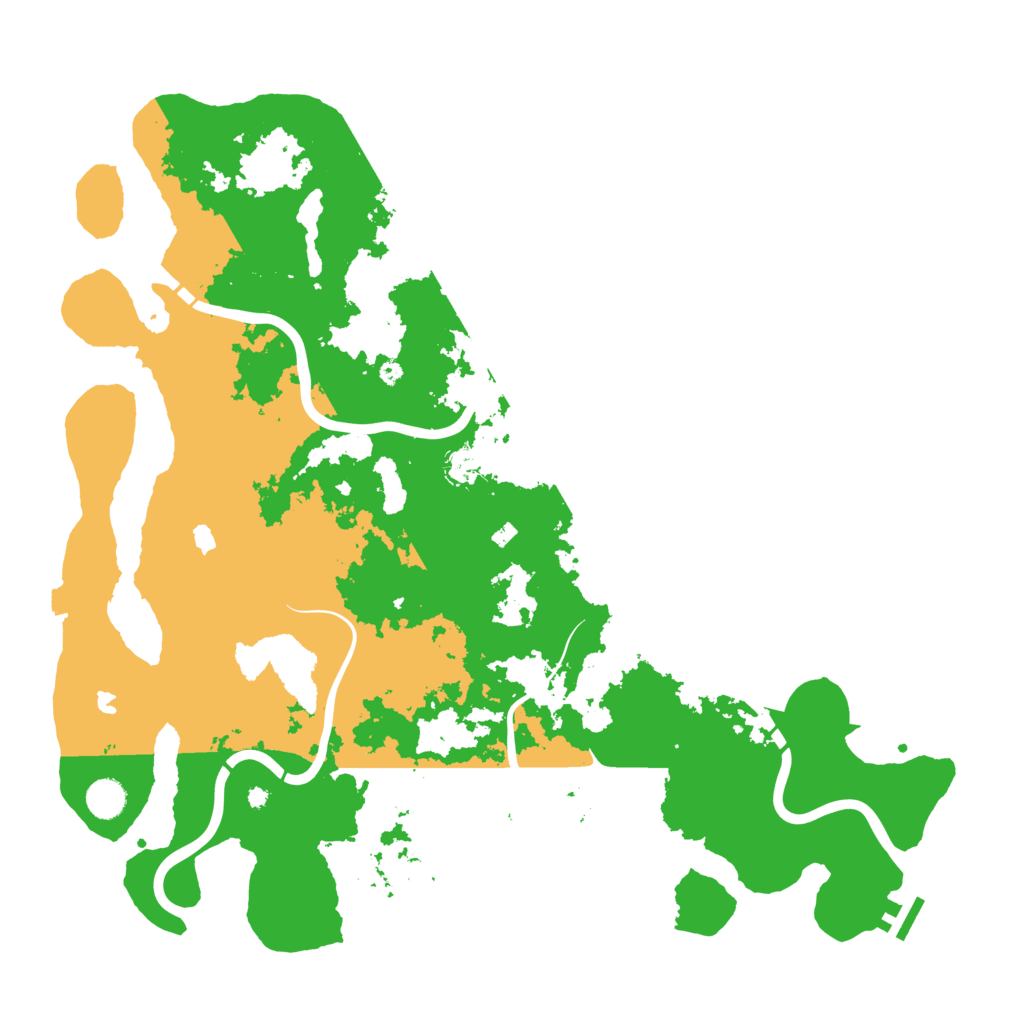 Biome Rust Map: Procedural Map, Size: 4500, Seed: 5367987