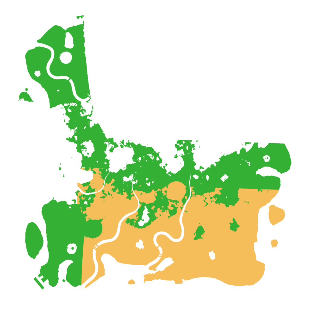 Biome Rust Map: Procedural Map, Size: 4500, Seed: 551349357