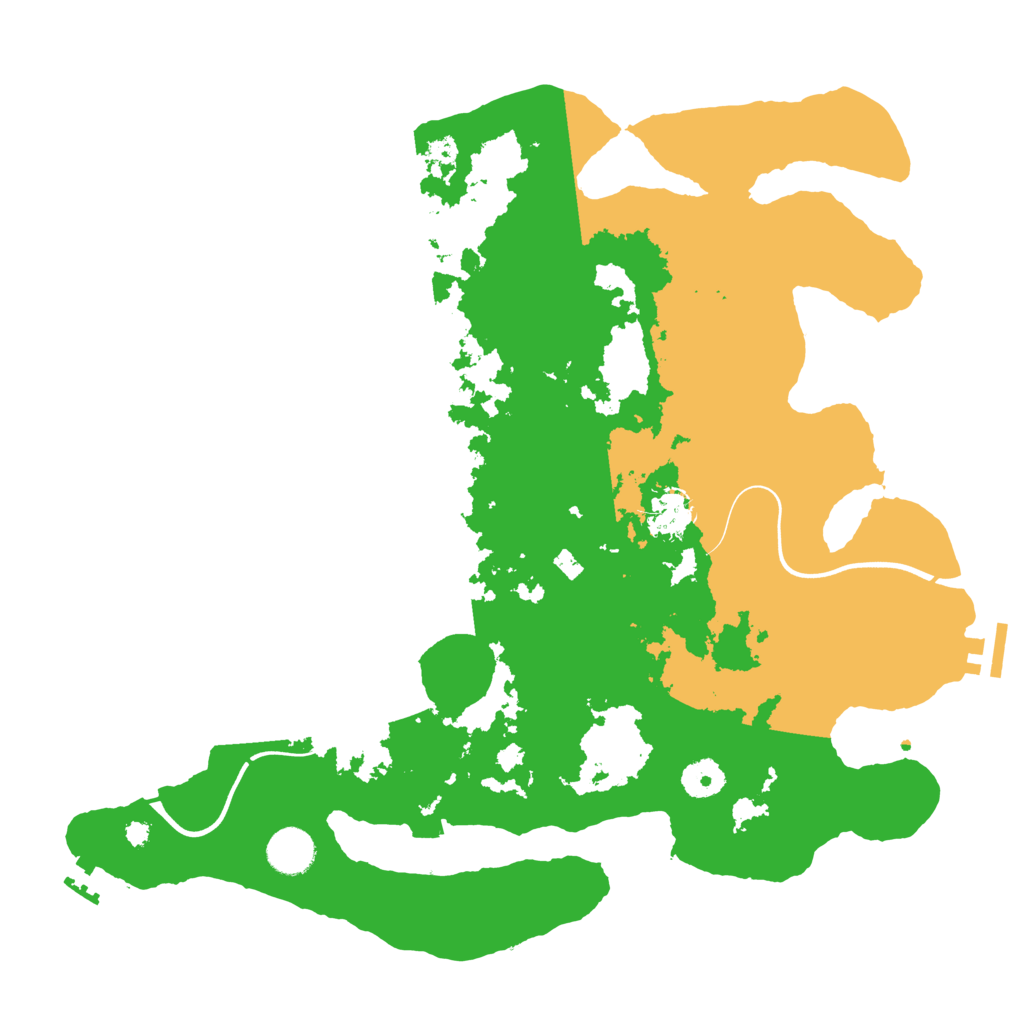 Biome Rust Map: Procedural Map, Size: 3800, Seed: 882326836